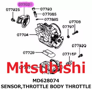 【NEW】Mitsubishi Genuine SENSOR,THROTTLE BODY THROTTLE MD628074 - Picture 1 of 1