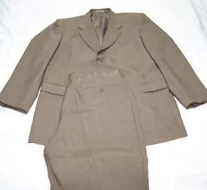 Vanetti 2 Teiler Anzug Herren Sakko 48L Hose 42x33 Braun Big & Tall Blazer Mantel - Bild 1 von 20