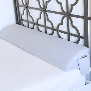 Bed Gap Filler with Large Side Pockets, Bed Wedge Pillow for Headboard, Mattress - Picture 1 of 12