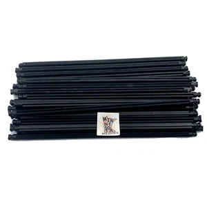 50 Knex Black Rigid Rods 7-1/2" Long - Standard 7.5" K'nex Replacement Parts - Picture 1 of 2