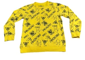 Pikachu Pokemon Trainer Youth Kids Pajama Top Shirt Large Long Sleeve Nintendo - Picture 1 of 8