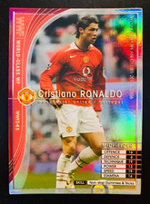 2005-06 Panini SEGA WCCF WWF3 Cristiano Ronaldo Manchester United refractor card