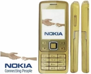 NEW Nokia 6300 Classic Gold Unlocked Camera Mobile Phone+Warrenty - Afbeelding 1 van 4