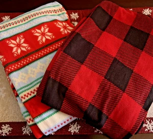 Christmas kids Pajamas jumper, lot of 2 (unisex size med 7-10) - Picture 1 of 7