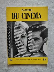 57. Cahiers du cinéma n° 113 de 1960