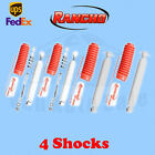 Rancho Rs5000x Front And Rear 3 Lift Shocks For Chevy S 10 M 4Wd 83 93 Kit 4