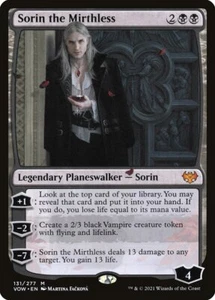 MTG Magic the Gathering Sorin the Mirthless (131/596) Innistrad Crimson Vow LP - Picture 1 of 1