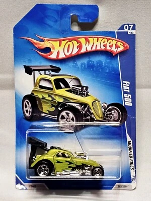 Hot Wheels 2009 Green Fiat 500 Modified Rides '09 07 de 10 - Imagem 1 de 4