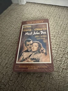 Film Classics Meet John Doe VHS Brand New Sealed Gary Cooper Barbara Stanwyck - Picture 1 of 7
