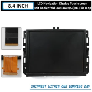 Schermo LCD vetro 8,4" display touch screen radio per Jeep LA084X02(SL)(01) - Foto 1 di 6
