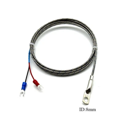 K type patch type surface end thermocouple probe Pt100 temperature sensor round - Image 1 of 4