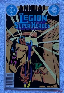 DC LEGION OF SUPER-HEROES ANUAL #3 2a Serie "¡La Maldición!" Enero 1984 casi nuevo* - Imagen 1 de 2