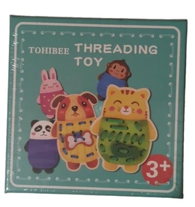 Wooden Lacing Cards Animals Threading Toys Sewing Cards for Kids Ages 4-8 Toys 3 - Picture 1 of 2