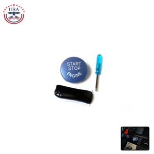 1PC Vehicle Start-stop Engine Button Switch Cover For Bmw E84 E83 E71 E90 E60 - Picture 1 of 13