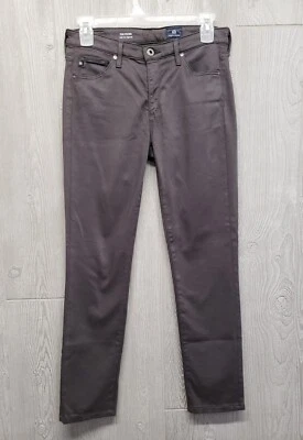 Pantalones Adriano Goldschmied para mujer 26R The Prima tiro medio gris cigarrillo 28x27 Foto 1 de 4