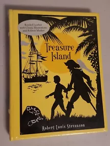 Treasure Island ledergebundener Klassiker von Robert Louis Stevenson - Bild 1 von 8