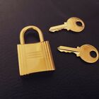 Hermes lock Hermes Birkin bag Padlock Handbag lock Gold plated Kelly bag