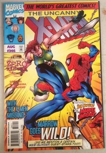 X-MEN #346 August 1997 Aug 97 With X-Men Missing--Marrow Goes Wild! Marvel Comic - Picture 1 of 6