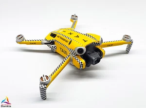DJI MINI 4 PRO - SKIN - DESIGN: TAXI + 10x Akku + DJI RC2 + RC-N2 Folie - Picture 1 of 10