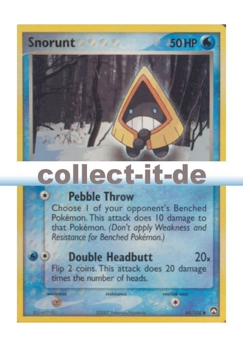 Pokemon EX Power Keepers - 64/108 - Snorunt - ENGLISCH - Bild 1 von 1