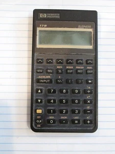 HP 17B Hewlett Packard 17B Business Calculator 1987 USA Vintage Good Working - Picture 1 of 3