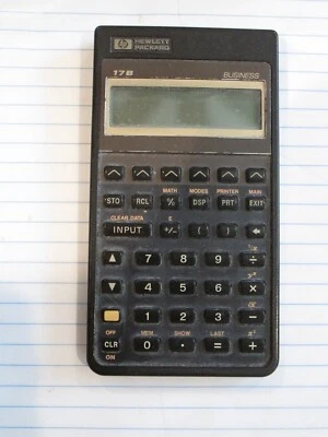 HP 17B Hewlett Packard 17B Business Calculator  1987 USA Vintage Good Working - Image 1 of 3