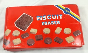 Vintage BISCUIT ERASER full stock box - 36 pieces - Picture 1 of 16