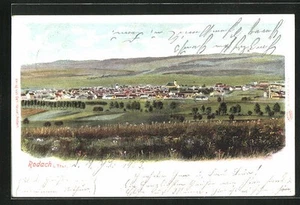Ansichtskarte Rodach i. Thür., Gesamtansicht des Ortes 1903 - Bild 1 von 2