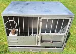 Kaninchenstall, Hasenstall, Kleintierstall, Meerschweinchenstall aus Edelstahl - Bild 1 von 11