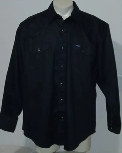 NWOT Wrangler Western Heavyweight Snap Yellowstone Rip Long Sleeve Shirt 2XL - Picture 1 of 6