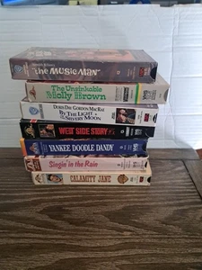 classic movies vhs lotDoris Day,Gene Kelly,West Side Story,Molly Brown,Music Man - Picture 1 of 16