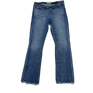 BKE Denim Women's Bootcut Jeans Distressed Hem Light Wash - Picture 1 of 11