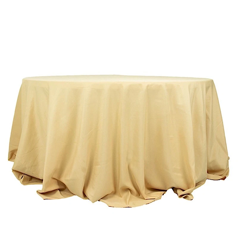 6 pcs 132" Round Premium Polyester Tablecloths Wedding Party Table Linens SALE - Image 1 of 1