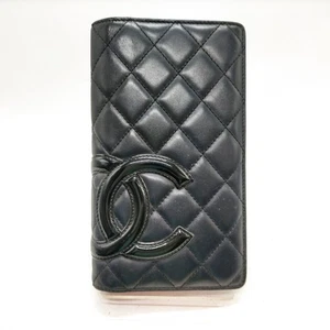 Chanel Long Wallet Black Fabric 2275362 - Picture 1 of 11