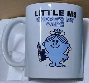 Taza de cerámica Little Ms Where’s My Vape (personaje azul) - Imagen 1 de 1