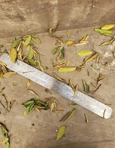 Barra de billet hecha a mano personalizada con patrón de plumas de Damasco de 20" × 2" para hacer cuchillos EE. UU. - Imagen 1 de 9