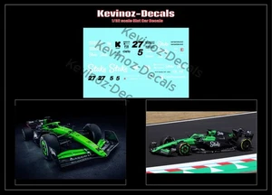 Decalcomanie 1/32 per Policar/NSR F1 - Kick Sauber C45, Hulkenburg & Bortoleto 2025 - Foto 1 di 3
