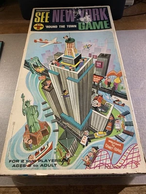 1965 See New York ‘Round The Town Game Near Complete Transogram Board Game - Image 1 of 4