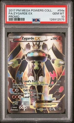 Pokemon Zygarde EX 054A/124 Mega Powers Collection Promo 54a GEM MINT PSA 10 - Image 1 of 2