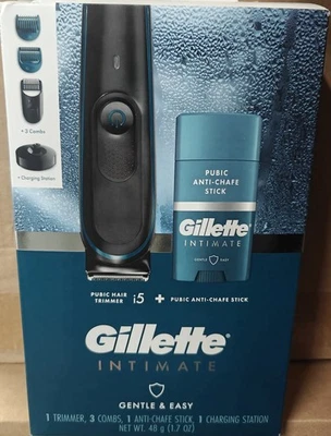 GILLETTE i5 ИНТИМНЫЙ ЛОБКОВЫЙ ТРИММЕР ДЛЯ ВОЛОС С АНТИ-CHAFE ПАЛОЧКА 3 ПРИКРЕПИТЬ МЕШОК - Изображение 1 из 4