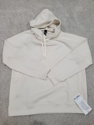 Lululemon Smooth Spacer Classic-Fit Pullover Hoodie Size L Color Light Ivory - Image 1 of 4