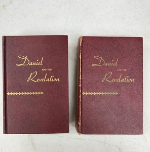 DUO Daniel and the Revelation by Uriah Smith SDA Adventists books 1944 - Picture 1 of 9