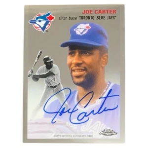2023 Topps Chrome Platinum Anniversary #CPA-JC Joe Carter Autographed Card - Picture 1 of 2