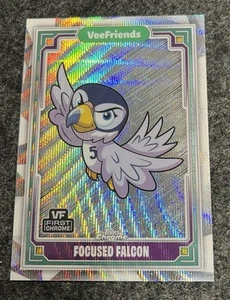 2025 Topps Chrome Veefriends Focused Falcon- Silver WAVE REFRACTOR /150 - Picture 1 of 3