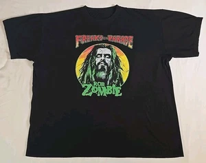Rob Zombie Freaks On Parade 2023 Tour Shirt Men's Solid Black Size 3XL  - Picture 1 of 6