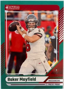 2024 Donruss Press Proof Green #80 Baker Mayfield - Picture 1 of 2