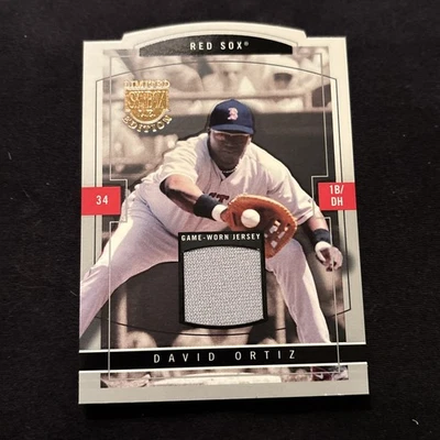 2004 Fleer Skybox Limited Edition David Ortiz Game Worn Jersey Patch /299 #8 - Image 1 of 4