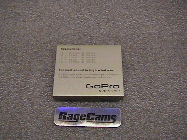 Rear Door Back Cover Replacement Hatch Battery Guard For GoPro hd Hero Hero2 Cam - Image 1 of 1