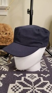 Para hombres Azul Marino Policía Estilo Militar Ajustable Correa Gorra de Campo Sombrero Cubierta - Imagen 1 de 11