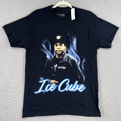 Ice Cube Shirt Mens Medium Black Graphic Crewneck Tee NWA Hip Hop Rap NWOT - Image 1 of 4